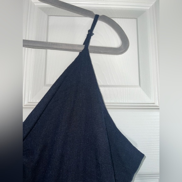 Gilli Navy Blue Tie Front cut Out Dress Size 3XL  EUC - Picture 4 of 8